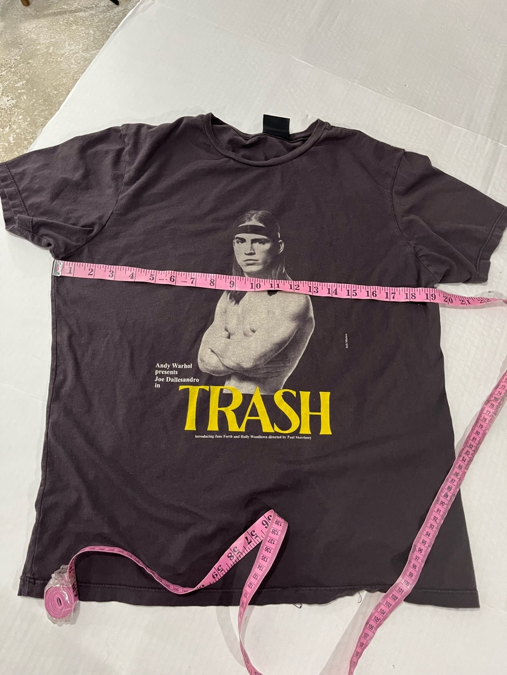 VINTAGE ANDY WARHOL TRASH MOVIE T SHIRT - Picture 4 of 15